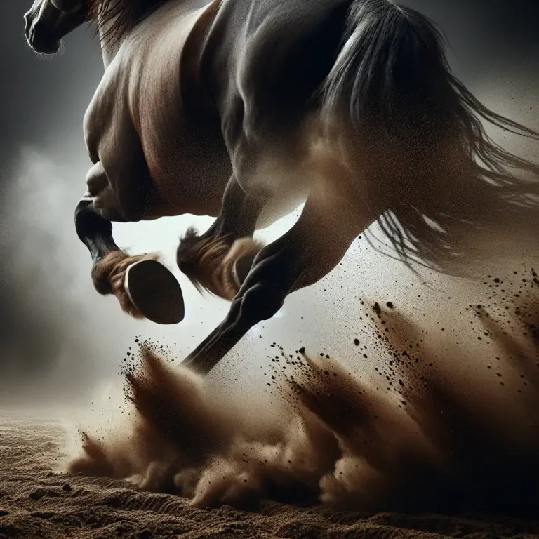 Visual representation of "spurn" - To kick or trample with the foot.