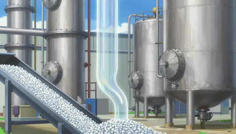 Visual representation of "propylene" - A colorless, flammable gas that is used mainly in the production of plastics and other chemicals.