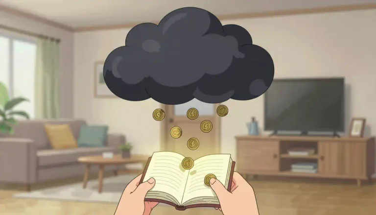 Visual representation of "amortize" - To slowly pay off a debt over a period of time