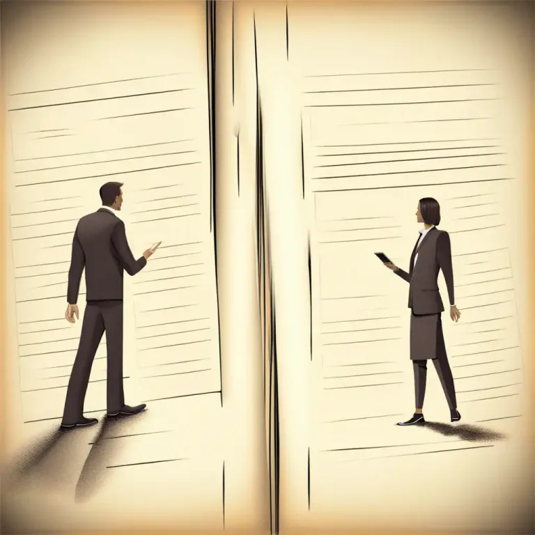 Visual representation of "be/have nothing to do with somebody/something" - To not affect or be relevant to.