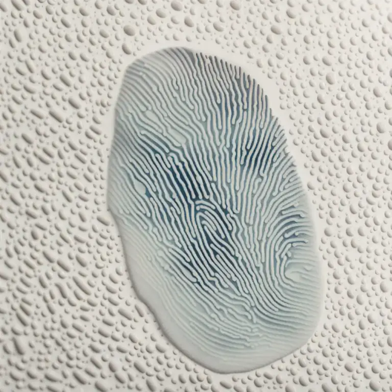 Visual representation of "impression" - A mark or design made by pressing or printing something on a softer surface.