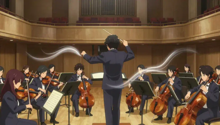 Visual representation of "largo" - In music, this term is used to describe a very slow tempo.