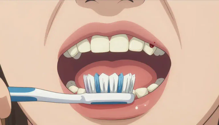 Visual representation of "gingivitis" - Gingivitis is a disease that causes the gums to become swollen and bleed, often due to poor dental hygiene.