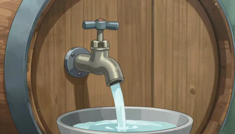Visual representation of "spigot" - A small faucet or valve for controlling the flow of a liquid or gas.