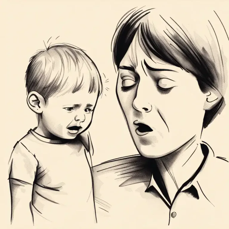 Visual representation of "box somebody’s ears" - To slap someone lightly on the sides of their heads