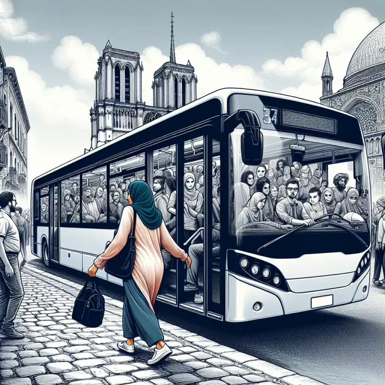 Visual representation of "maxi" - A type of high-capacity public transport.