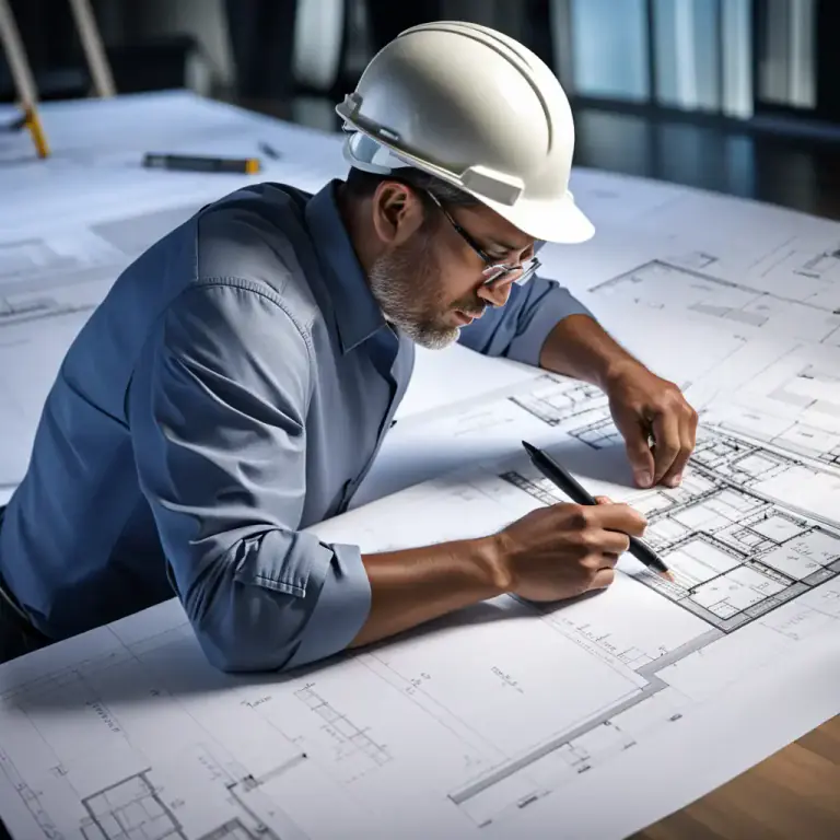 Visual representation of "architectural" - Involving the work of an architect
