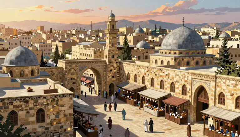 Visual representation of "damascus" - The capital city of Syria, which has historical importance