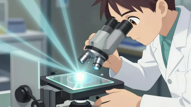 Visual representation of "confocal" - Referring to the alignment of focus in a way that allows for optimal imaging or analysis.