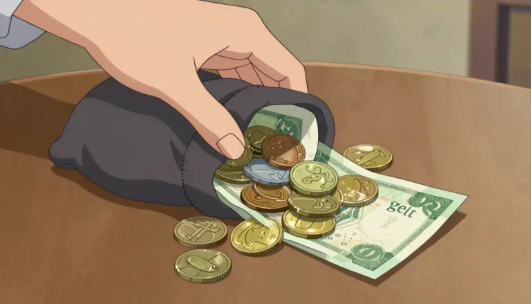 Visual representation of "gelt" - Gelt is a Yiddish word meaning money, especially in informal or slang usage.