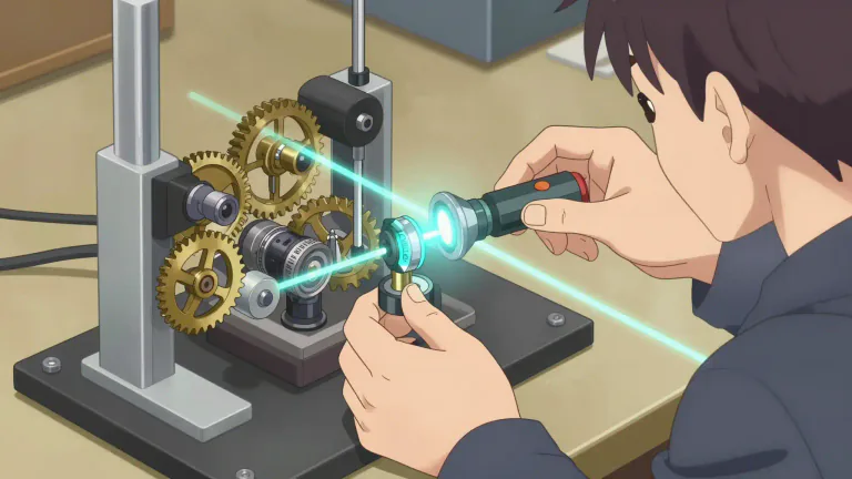 Visual representation of "calibrator" - A device used to adjust or measure the accuracy of other instruments.