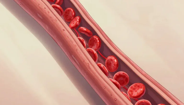 Visual representation of "vasodilation" - The process by which blood vessels increase in diameter, allowing more blood flow.