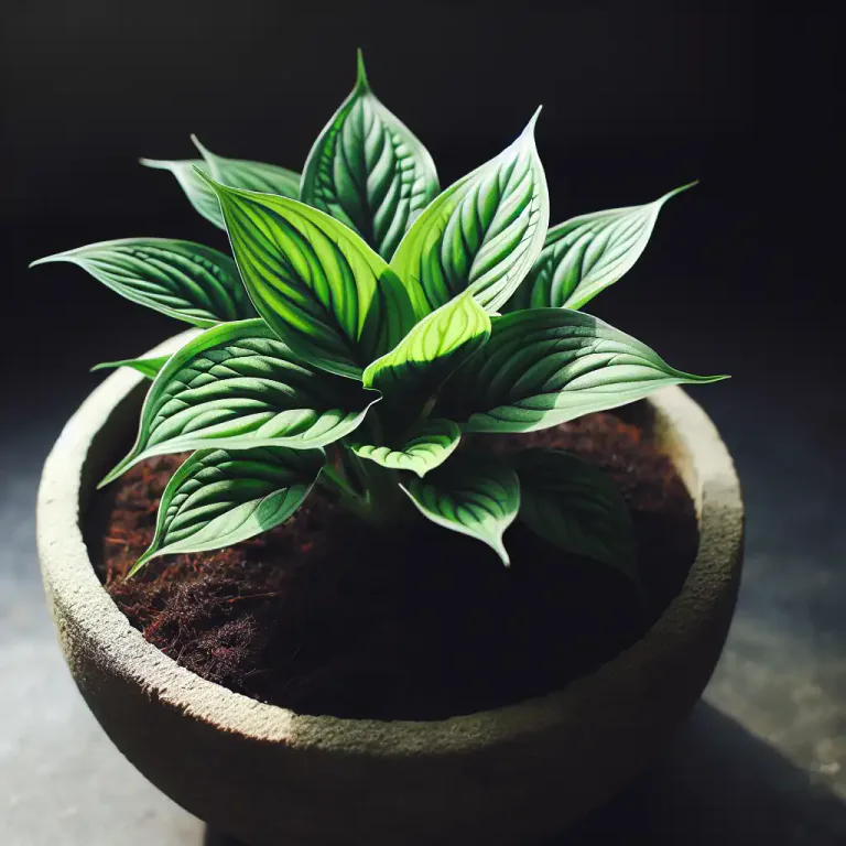Visual representation of "arrowhead" - A kind of plant with arrow-shaped leaves