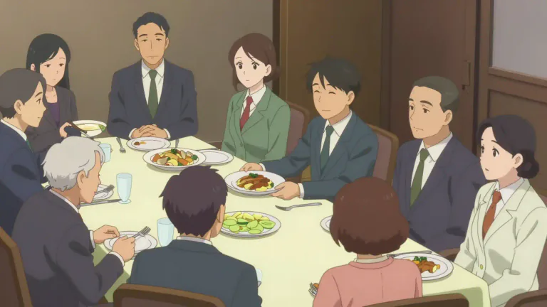 Visual representation of "etiquette" - The set of rules or customs that control accepted behaviour in particular social groups or social situations