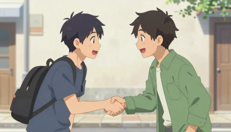 Visual representation of "cordial" - Friendly and polite.