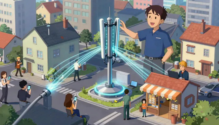 Visual representation of "telecom" - Telecom also refers to companies that provide telecommunications services to consumers and businesses.