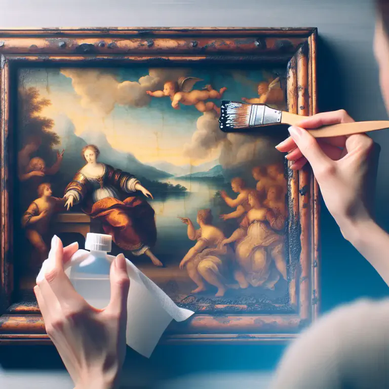 Visual representation of "restorer" - A substance used to restore the appearance or condition of something, especially a building or an artwork.