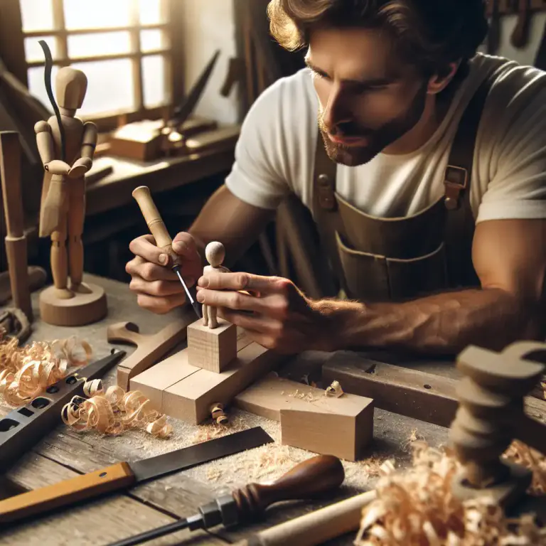 Visual representation of "hew" - To shape or carve from a material