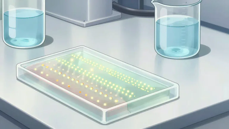 Visual representation of "polyacrylamide" - A synthetic polymer used in various applications, including in the treatment of wastewater and as a gel medium in electrophoresis.
