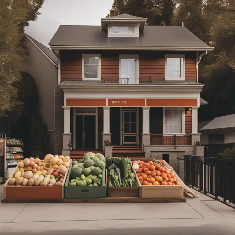 Visual representation of "on the/your doorstep" - Very close to where you live or work