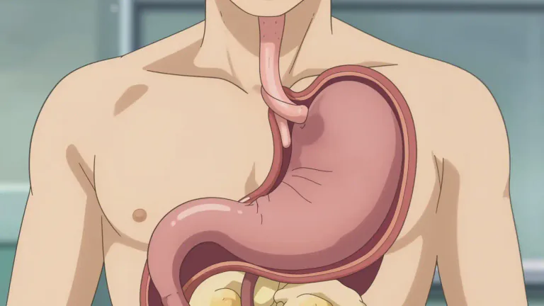 Visual representation of "fundoplication" - A surgical procedure that involves wrapping the top of the stomach around the lower esophagus to reduce acid reflux.