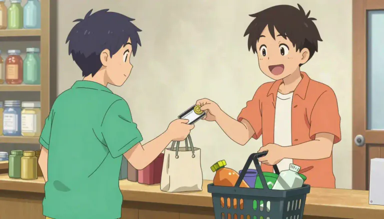 Visual representation of "consumer" - A person who buys goods or services for their own use.