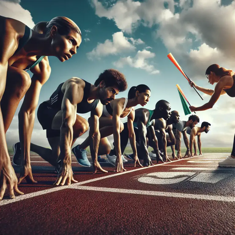 Visual representation of "go" - Used to start a race or competition