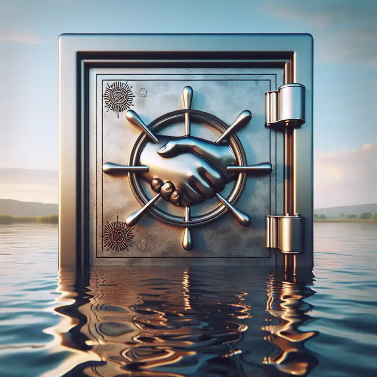 Visual representation of "watertight" - A contract or agreement that is so well written or carefully planned that it cannot be attacked or questioned.