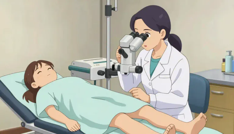 Visual representation of "colposcopy" - Colposcopy is a medical procedure that allows a doctor to closely examine the cervix, vagina, and vulva for signs of disease using a special instrument called a colposcope.