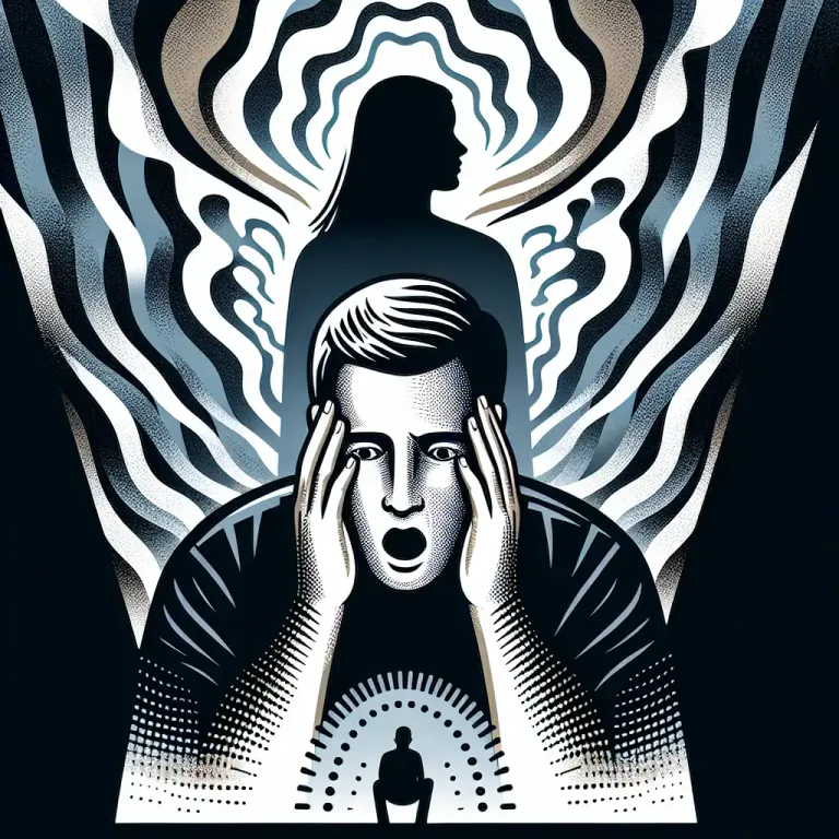 Visual representation of "concuss" - To shock or disturb someone's mind.