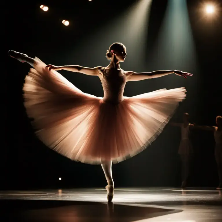 Visual representation of "strike a pose/an attitude" - In dance or choreography, to assume a specific posture or position