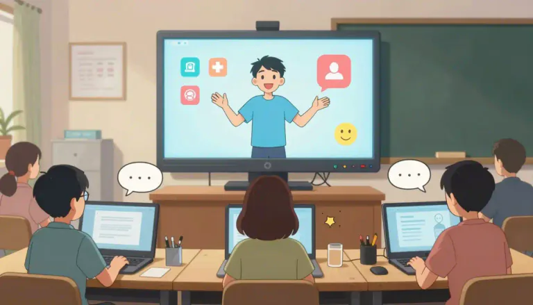 Visual representation of "webinar" - A webinar is an online seminar where a speaker or group of speakers presents information to an audience, typically involving questions and discussions.