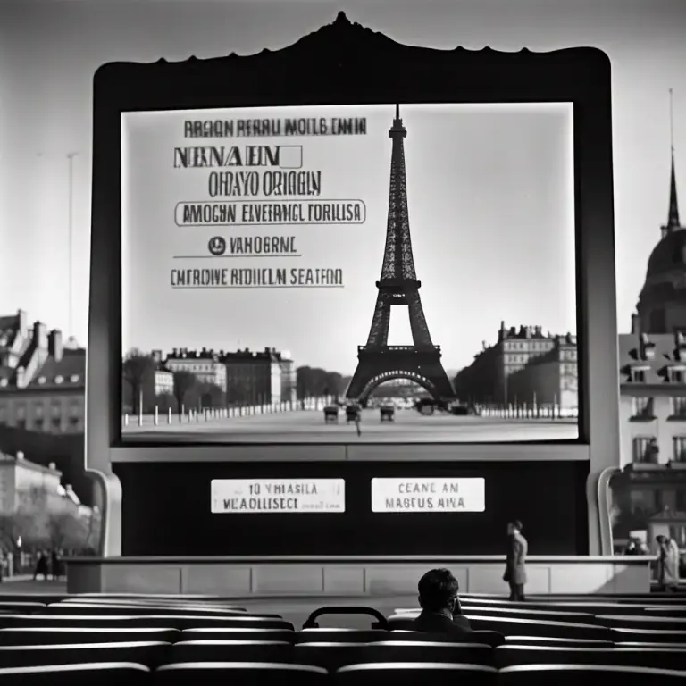 Visual representation of "cinema" - Movies that are produced in a specific region or country