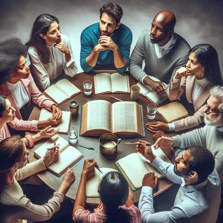 Visual representation of "debate" - The activity of discussing something in a serious way before making a decision.