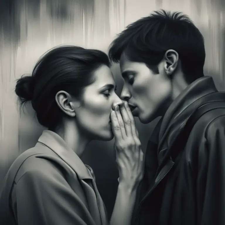 Visual representation of "between" - Indicates a secret or confidential discussion