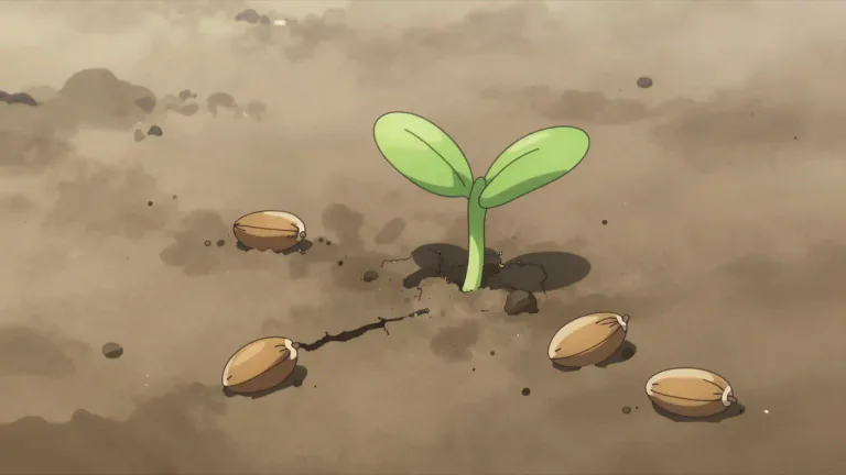 Visual representation of "undeveloped" - Not grown or advanced to full potential