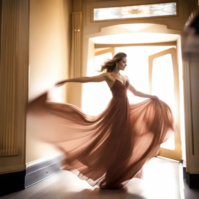 Visual representation of "twirl" - A act or instance of spinning around quickly.