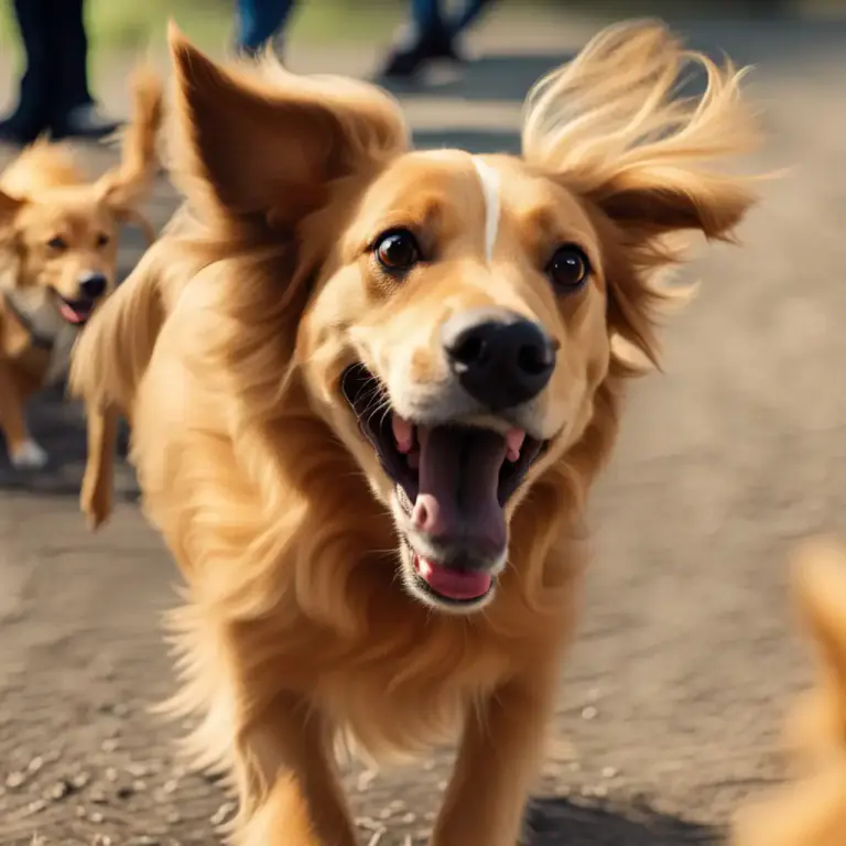Visual representation of "waggle" - A movement of wagging