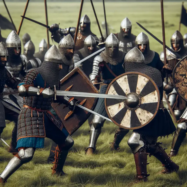 Visual representation of "combat" - The violent interaction of individuals or groups entering into combat
