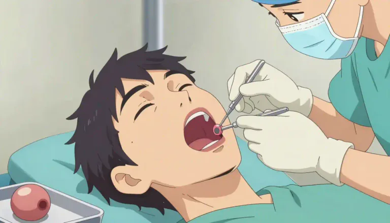Visual representation of "tonsillectomy" - Tonsillectomy is a surgical procedure to remove the tonsils, two lymph nodes located on each side of the back of the throat.