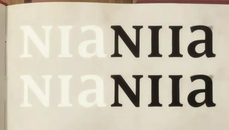 Visual representation of "boldface" - A style of type that is darker and thicker than the regular typeface.