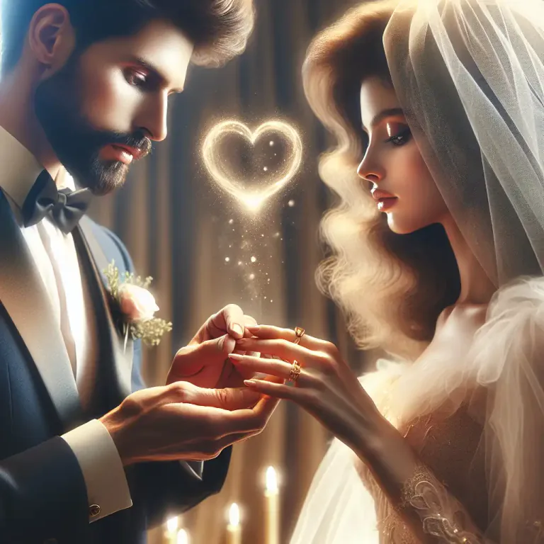 Visual representation of "union" - The state of being married or in a marriage-like relationship.