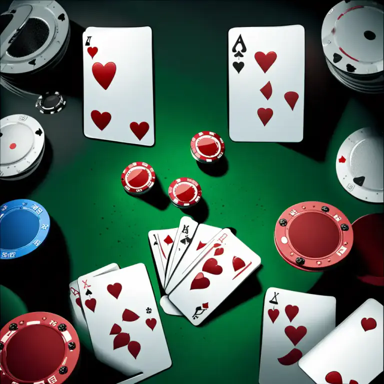 Visual representation of "on the turn" - In poker, the term refers to the fourth community card dealt and the stage of play it represents.