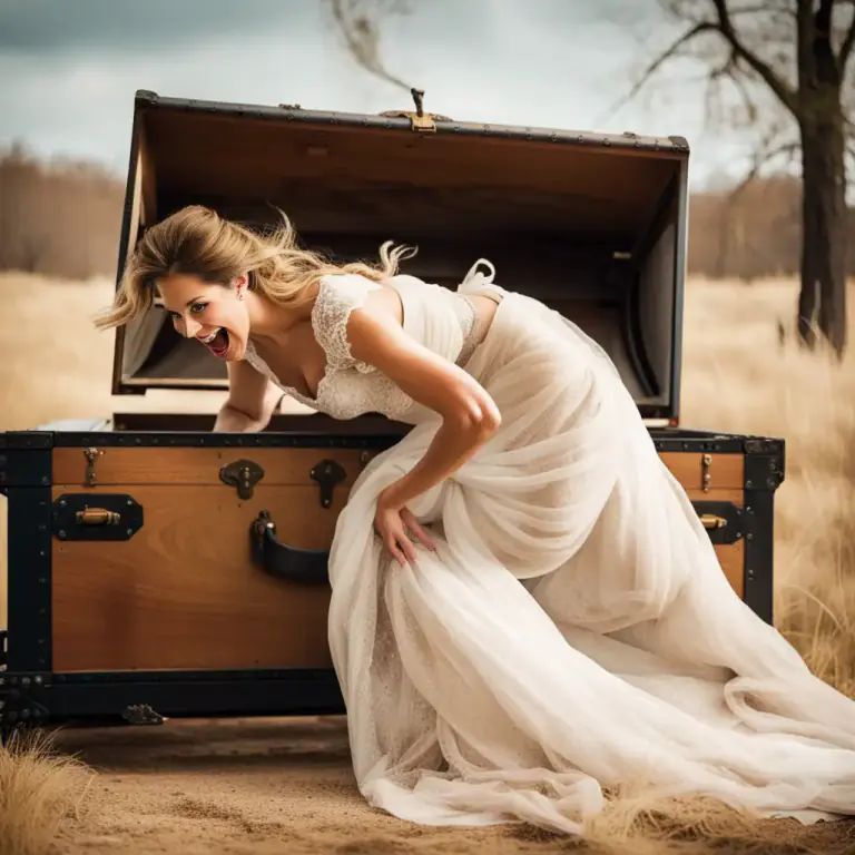 Visual representation of "break out" - To use something for the first time, or after a long time