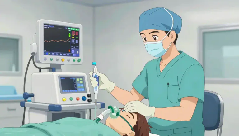 Visual representation of "anesthesiologist" - A medical doctor who specializes in the administration of anesthesia.