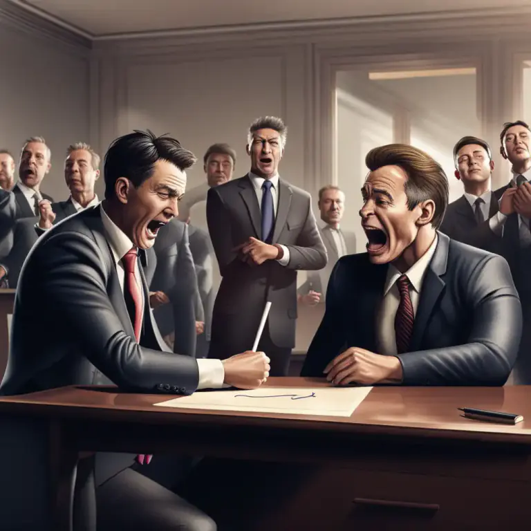 Visual representation of "lose out to" - To be defeated by somebody or something, to lose a competition or battle