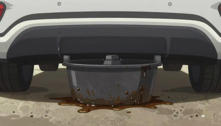 Visual representation of "sump" - The bottom part of a machine, car or boat where undesirable substances collect.