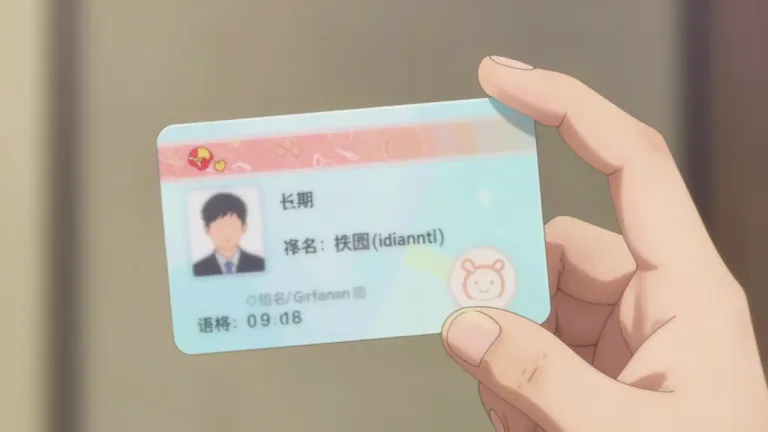 Visual representation of "card" - A small piece of paper or plastic with information printed on it