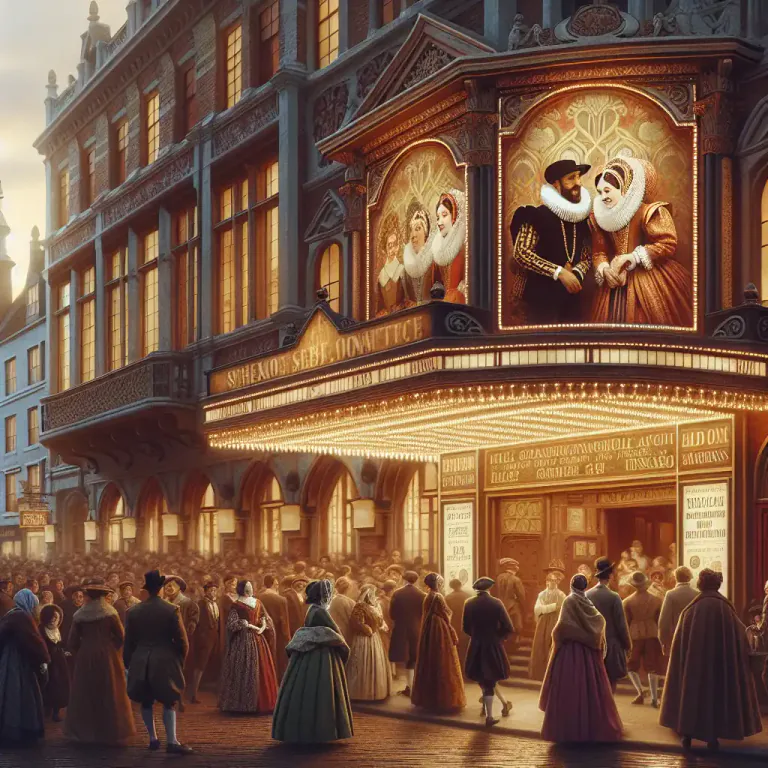 Visual representation of "playhouse" - A theater where plays are performed.