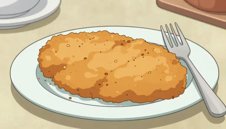 Visual representation of "cutlet" - A small piece of meat or fish, often coated in breadcrumbs, that has been flattened for cooking